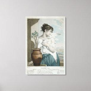 Keim-, 7. Monat des republikanischen Kalenders Leinwanddruck