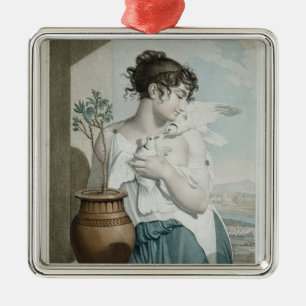 Keim-, 7. Monat des republikanischen Kalenders Silbernes Ornament