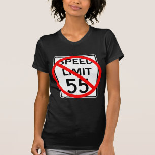Kein 55 MPH-Höchstgeschwindigkeits-Zeichen T-Shirt