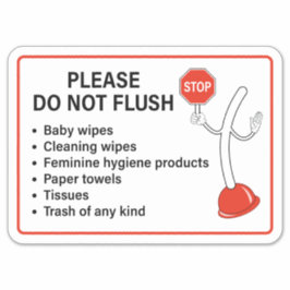 Kein Abdrücken Aufkleber