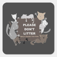 Kein Abfall (Spay & Neuter)