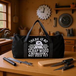 Kein Abfallholz, nur Stücke Duffle Bag