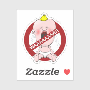 Kein Aufkleber für Babys