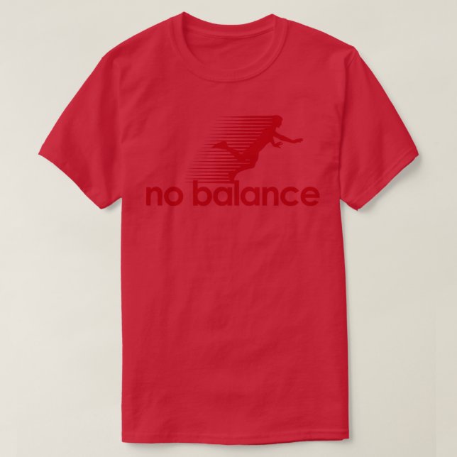 Kein Balance-Shirt-Rotes Logo T-Shirt (Design vorne)