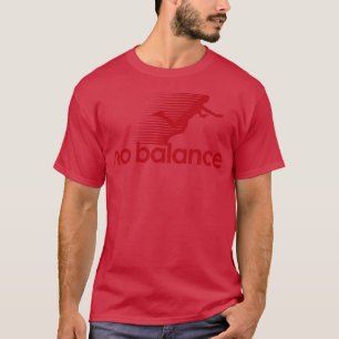 Kein Balance-Shirt-Rotes Logo T-Shirt