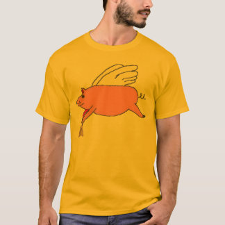 Kein Bargeld, gerade Gold T-Shirt