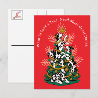 Kein Baum wurde durch Great Dane Weihnachten gesch