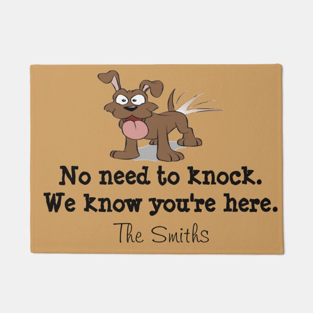 Kein Bedarf zu klopfen Fußmatte (Vorderseite)