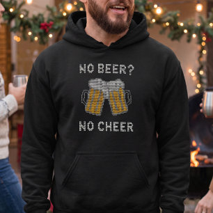 Kein Bier kein fröhlicher süßlicher Pullover