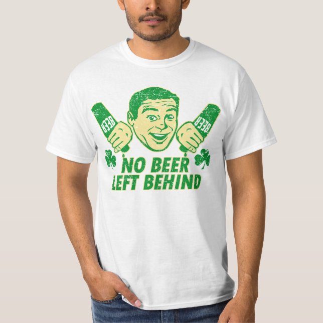 Kein Bier Links T-Shirt (Vorderseite)