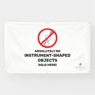 Kein Blue Violins Local Music Store Banner