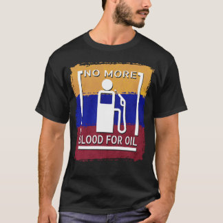 Kein Blut für Öl mehr Christliches Friedensdesign T-Shirt