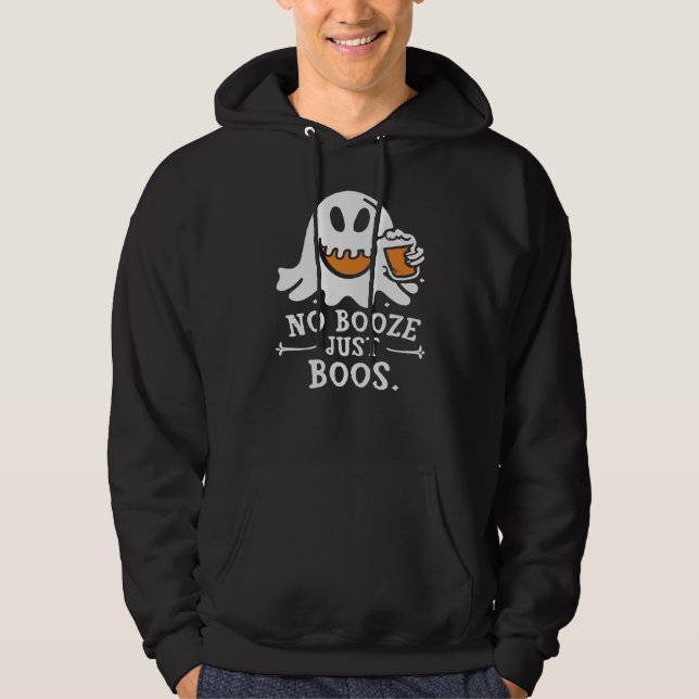 Kein Booze, nur Boos Halloween Hoodie (Vorderseite)