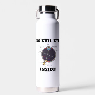 Kein böses Auge im Inneren des anatomischen Augapf Trinkflasche