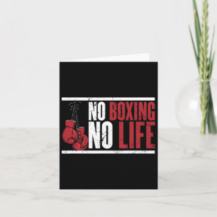 Kein Boxen kein Leben für einen Boxer 1 Karte