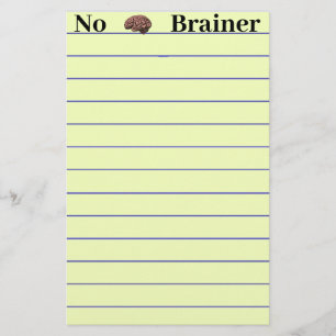 Kein Brainer Stationery Briefpapier
