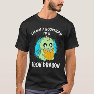 Kein Bücherwurm Buchdrachenkinder T-Shirt