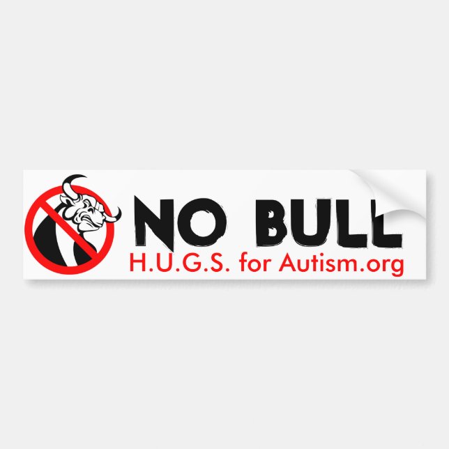 KEIN BULL-Autoaufkleber Autoaufkleber (Vorne)