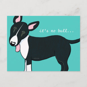 Kein Bull Funny Miniature Bull Terrier Custom Postkarte