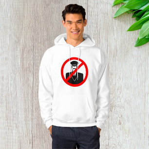 Kein Chauffeur erlaubt Symbol Lustige Warnung Hoodie