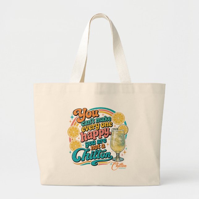 Kein Chilton-T-Shirt  Jumbo Stoffbeutel (Vorne)