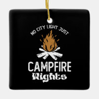Kein City Light, nur Camp Feuer Nacht Groovy