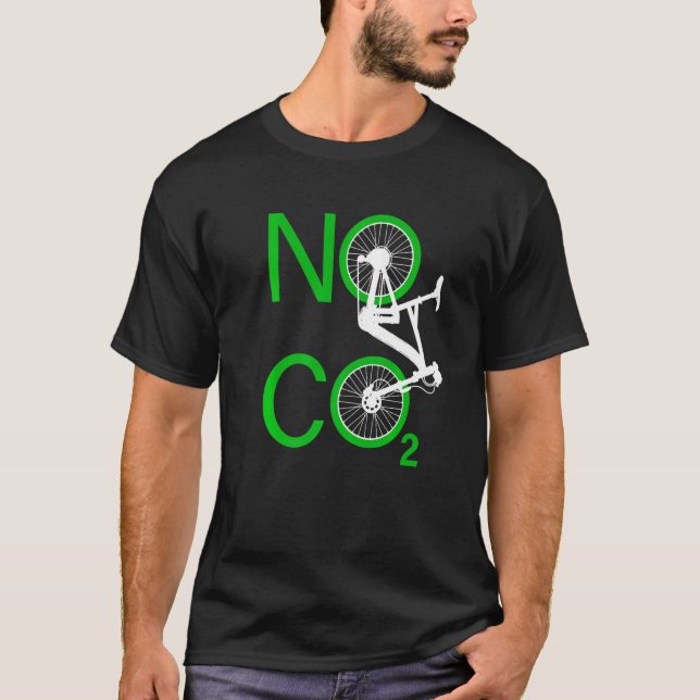 Kein CO2-Fahrrad gegen den Klimawandel - keine Emi T-Shirt (Vorderseite)