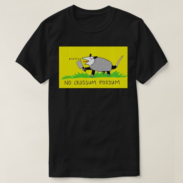 Kein Crossum Possum T-Shirt (Design vorne)