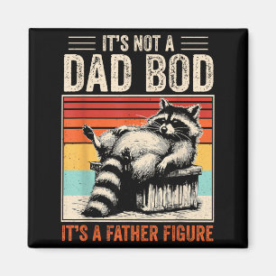 Kein Dad BOD Ein Vaterbild für Männer Vatertag Magnet