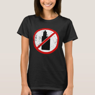 Kein Dampfen Schild T-Shirt