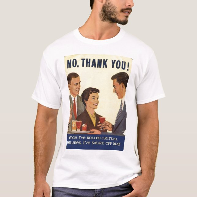 Kein Dank, WÜRFEL! T-Shirt (Vorderseite)