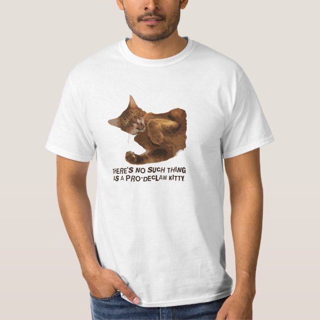 Kein Declaw Kitty-T - Shirt (Vorderseite)