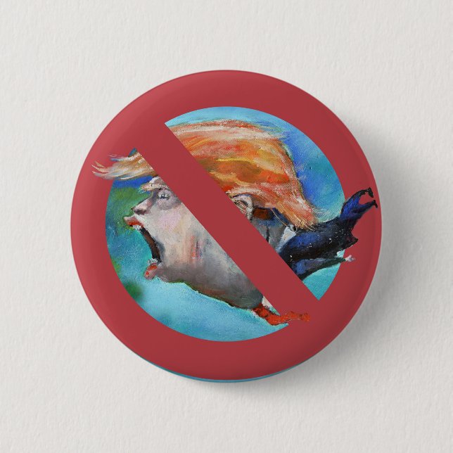 Kein Donald Trump Button aka "Der untere Züchter" (Vorderseite)