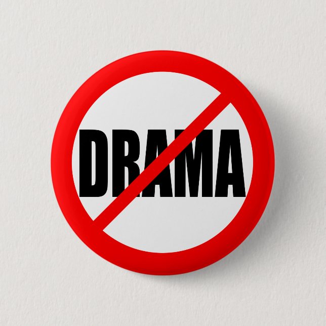"KEIN DRAMA " BUTTON (Vorderseite)