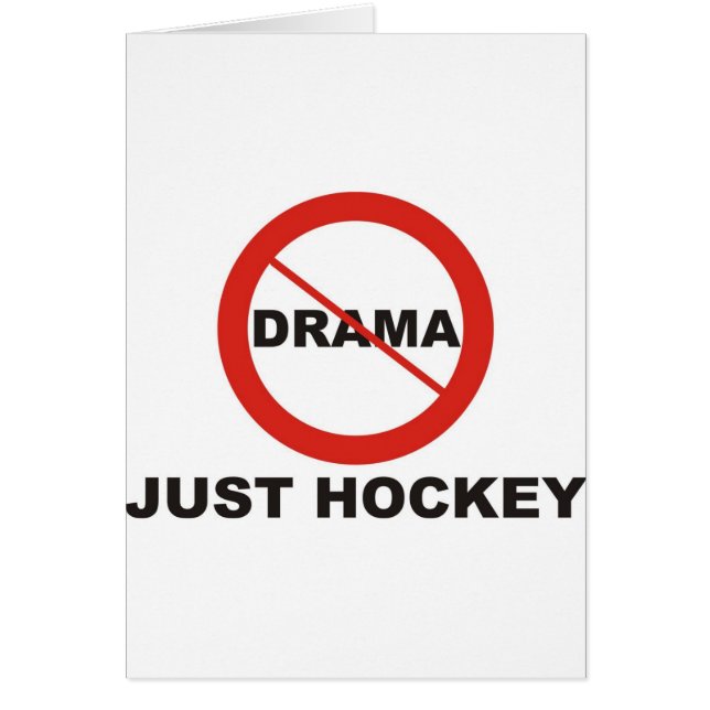 Kein Drama-gerade Hockey (Vorne)