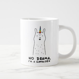 Kein Drama, ich bin Llamacorn Jumbo-Tasse