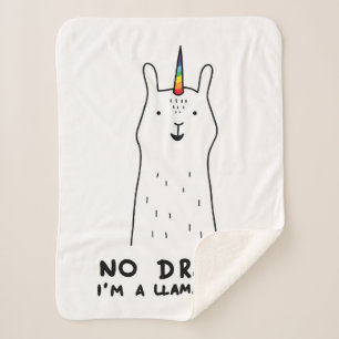 Kein Drama, ich bin Llamacorn Sherpadecke