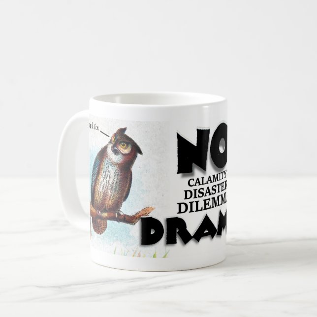 KEIN DRAMA KAFFEETASSE (Vorderseite Links)