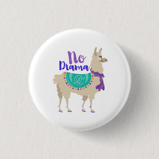 Kein Drama-Lama-Button Button