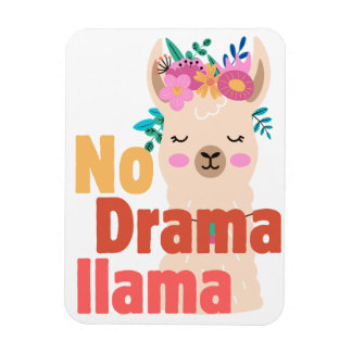 kein Drama-Lama-Magnet Magnet