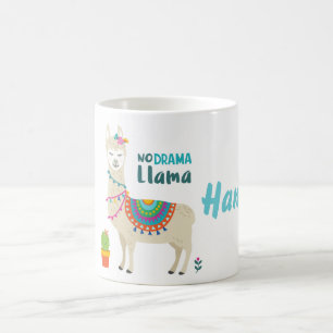 Kein Drama-Lama Personnalised Kaffeetasse
