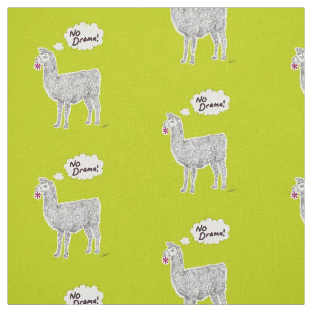 Kein Drama-Lama Stoff (Muster)