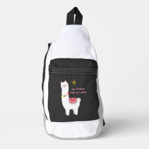 kein Drama, nur ein Lama Crossbody Bag