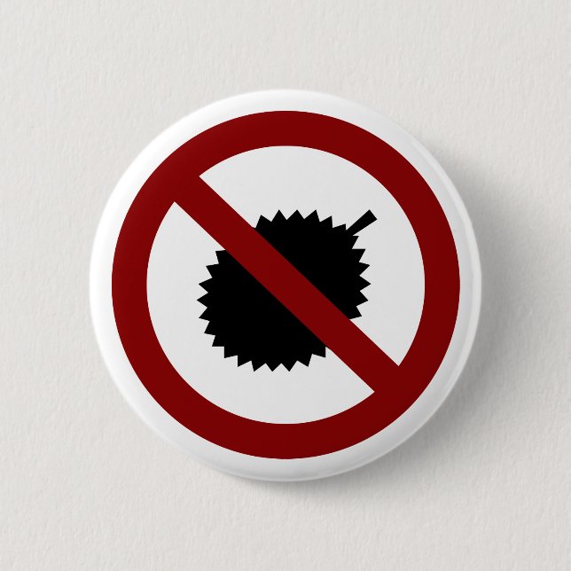 Kein Durian Button (Vorderseite)