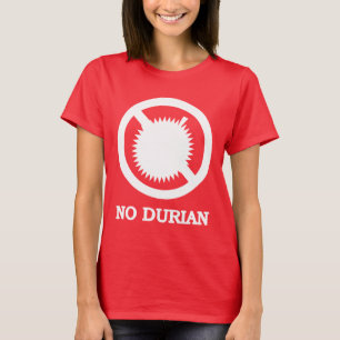 KEIN Durian-tropische Frucht-Zeichen T-Shirt