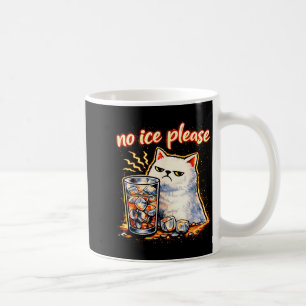 Kein Eis bitte lustige Katzen-Meme Kaffeetasse