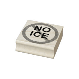 KEIN EIS Holzstempel Gummistempel