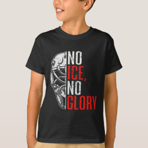 Kein Eis Kein Ruhm Lustiges Eishockey  T-Shirt