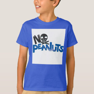 Kein Erdnuss-blauer Baseball T T-Shirt