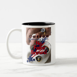 Kein Fake bricht! Black Coffee Siegel der Genehmig Zweifarbige Tasse